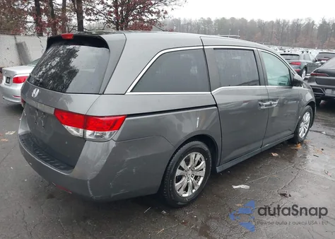 2015 Honda Odyssey Ex-L из США, поврежденный, VIN 5FNRL5H65FB030447